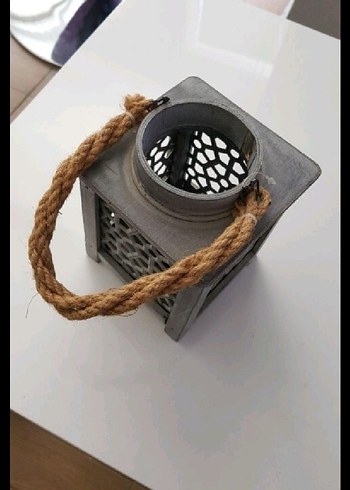 Gri ahsap Mumluk Halat Saplı