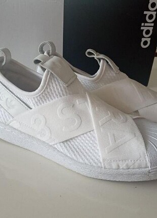 38 Beden beyaz Renk #adidas slip-on