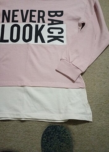 9 Yaş Beden Kız çocuk ince sweatshirt