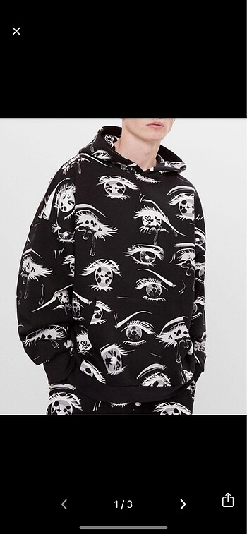 bershka oversize billie eyelish sweatshirt