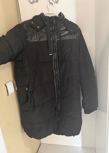 Siyah Fermuarlı Sokak Stili Kadın Ceket - Görsel 2