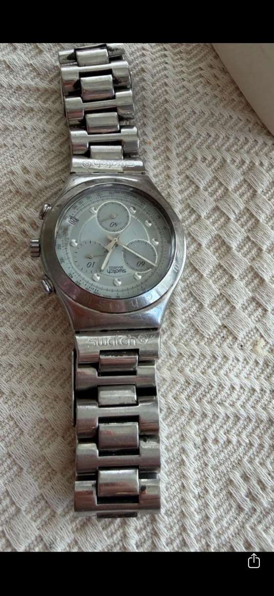 Gri Metal Kordonlu Kadın Saat - Görsel 3