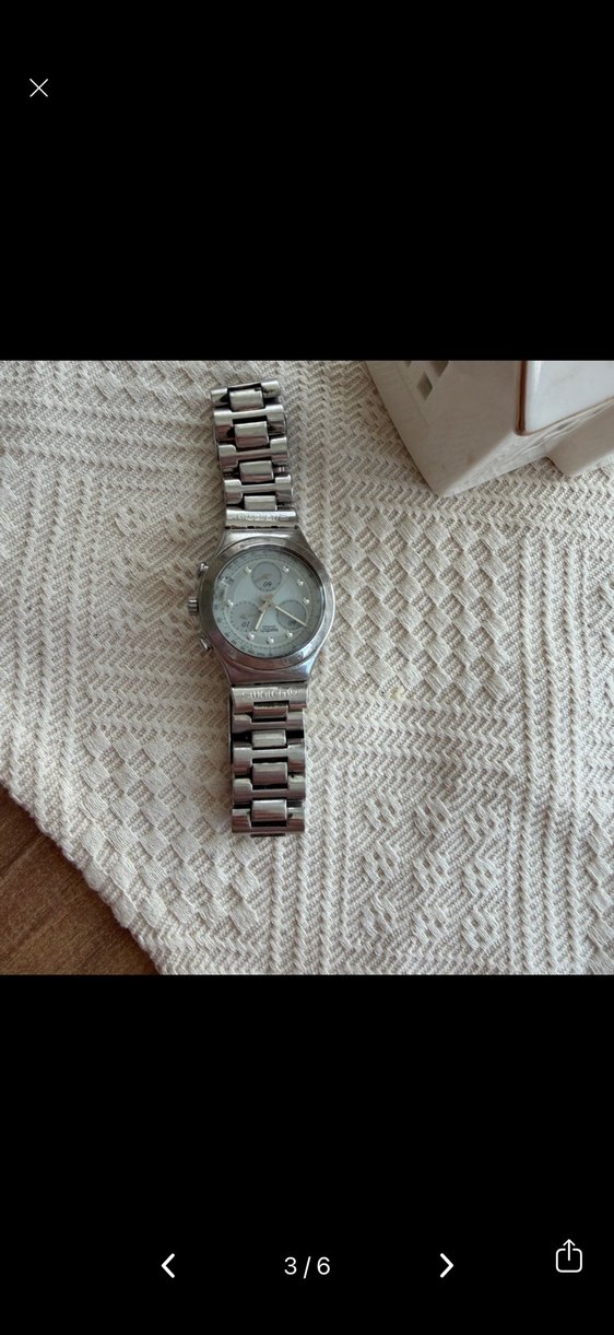 Gri Metal Kordonlu Kadın Saat - Görsel 2