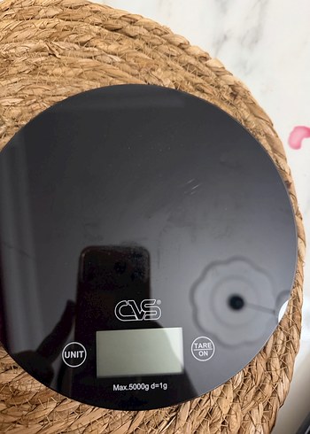 Dijital Mutfak Tartısı Siyah CVS - Görsel 2