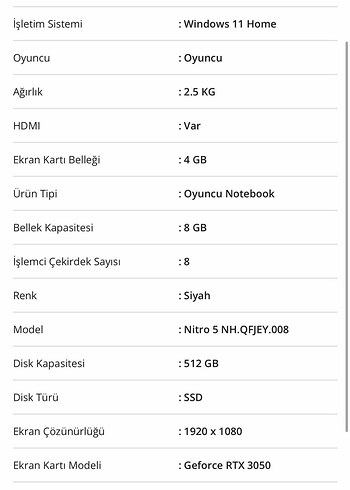 Acer Nitro 5 AN515-58 15.6" Kırmızı Dizüstü Bilgisayar - Görsel 2