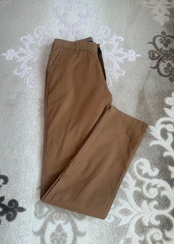 Diğer Camel Düğmeli Regular Fit Pantolon