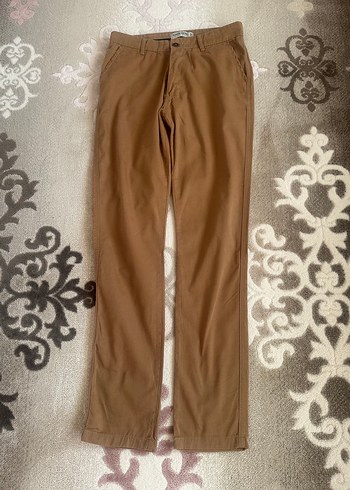 Camel Düğmeli Regular Fit Pantolon