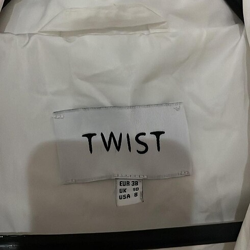 l Beden beyaz Renk Twist mont