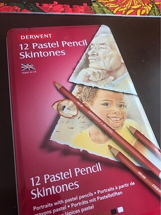 derwent kuru pastel boya