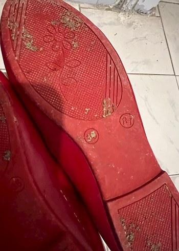 Kız Çocuk Parlak Kırmızı Tokalı Babet - Görsel 2