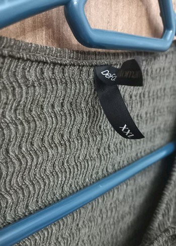 Haki Kadın Hırka Bağcıklı - Görsel 3