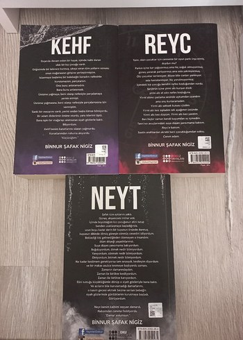 Binnur Şafak Nigiz 3'lü Asi Çakıltası Roman Seti - Görsel 2