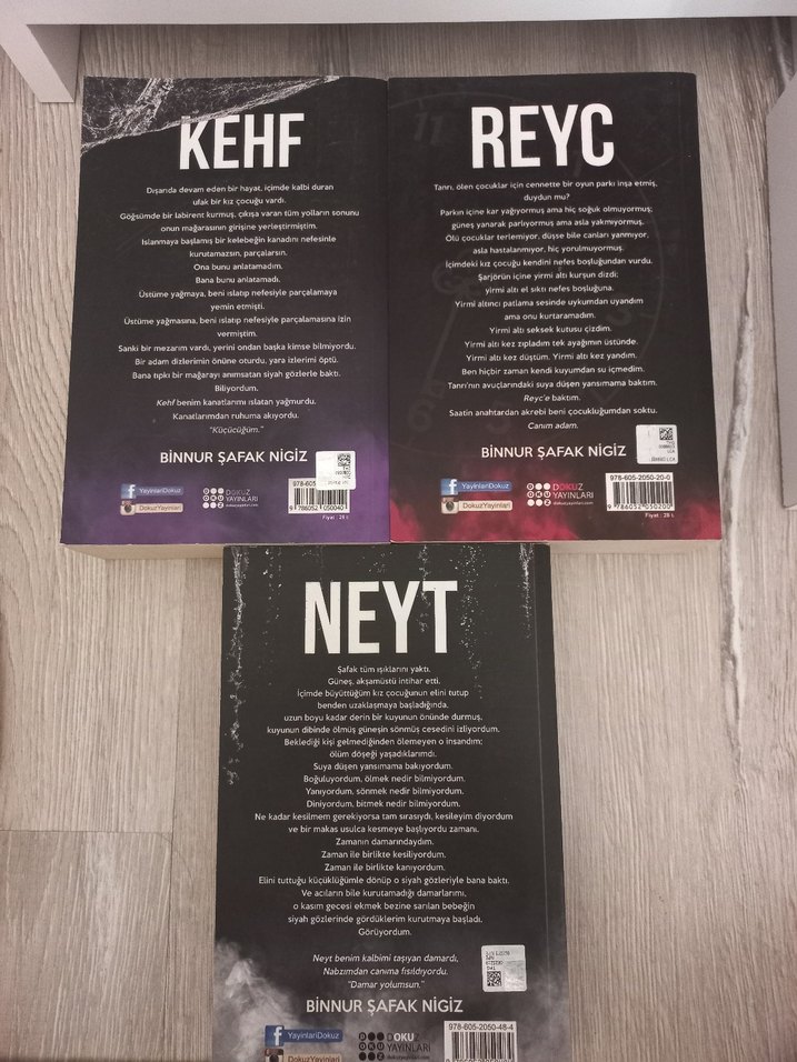 Binnur Şafak Nigiz 3'lü Asi Çakıltası Roman Seti - Görsel 2