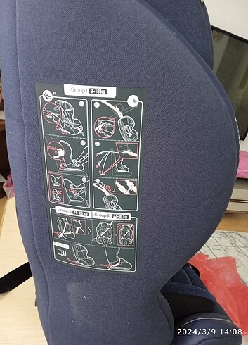 9- 36 kg Beden Bebek oto koltuğu