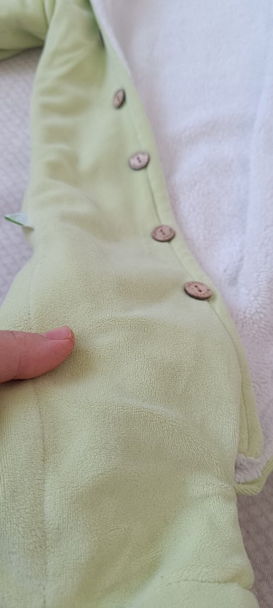 Yeşil Nakışlı Bebek Tulumu - Görsel 4