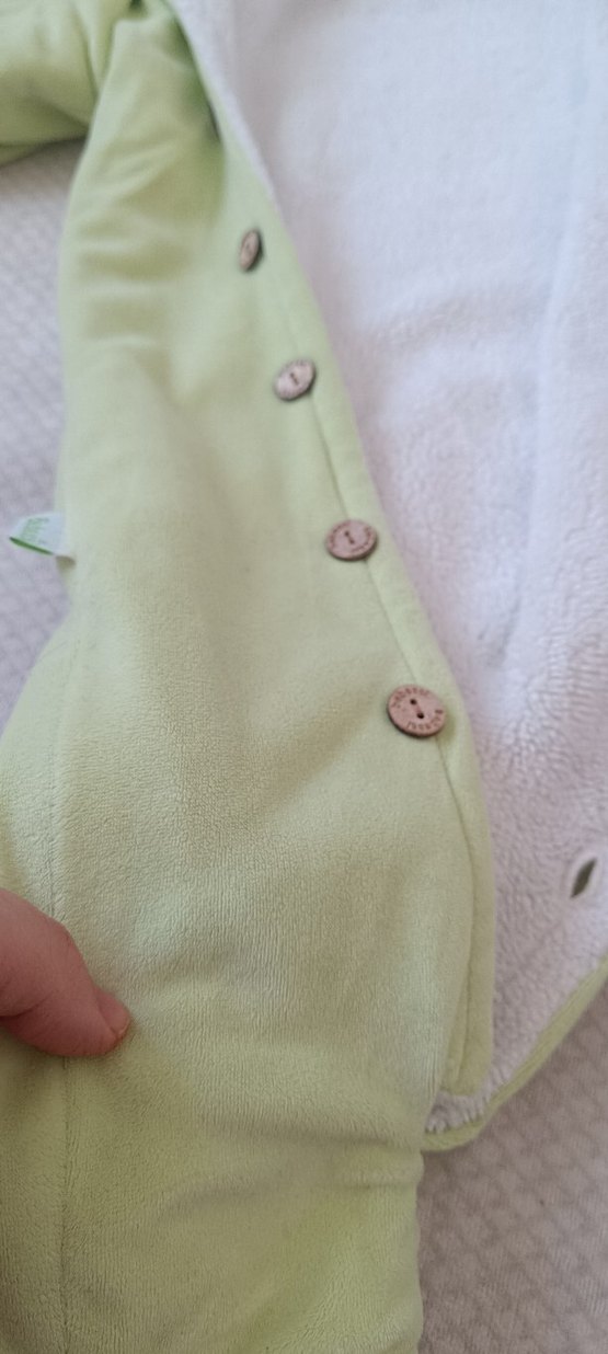 Yeşil Nakışlı Bebek Tulumu - Görsel 5