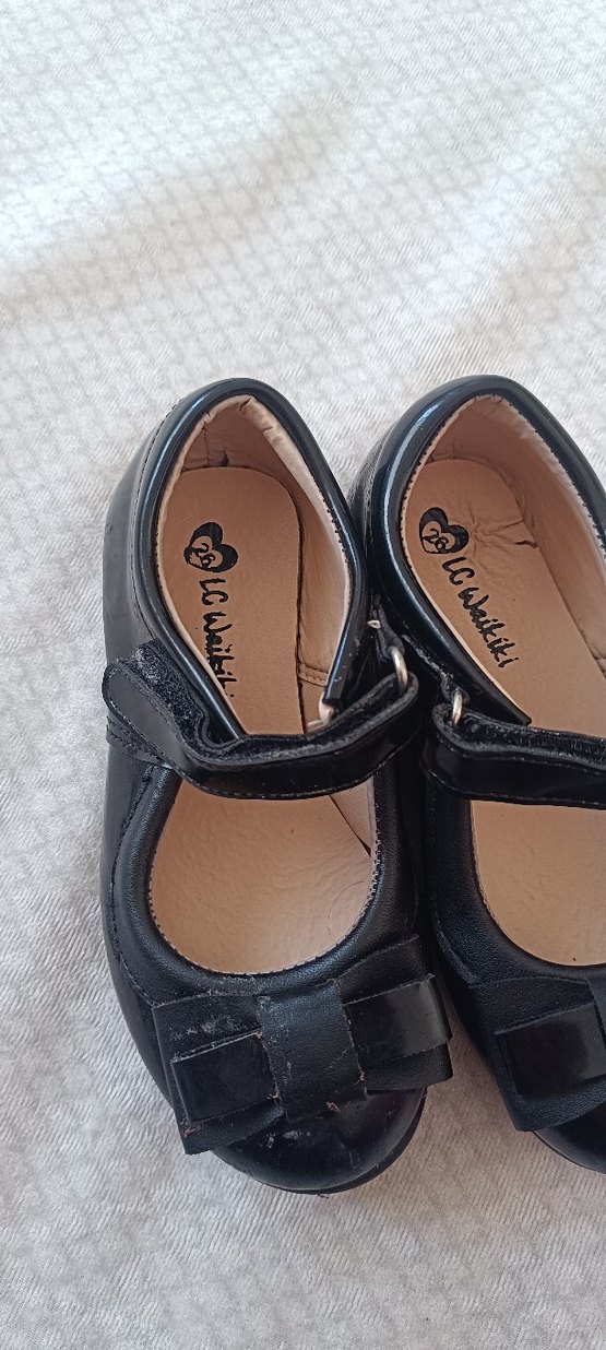 Kız Çocuk Siyah Tokalı Babet Ayakkabı - Görsel 2