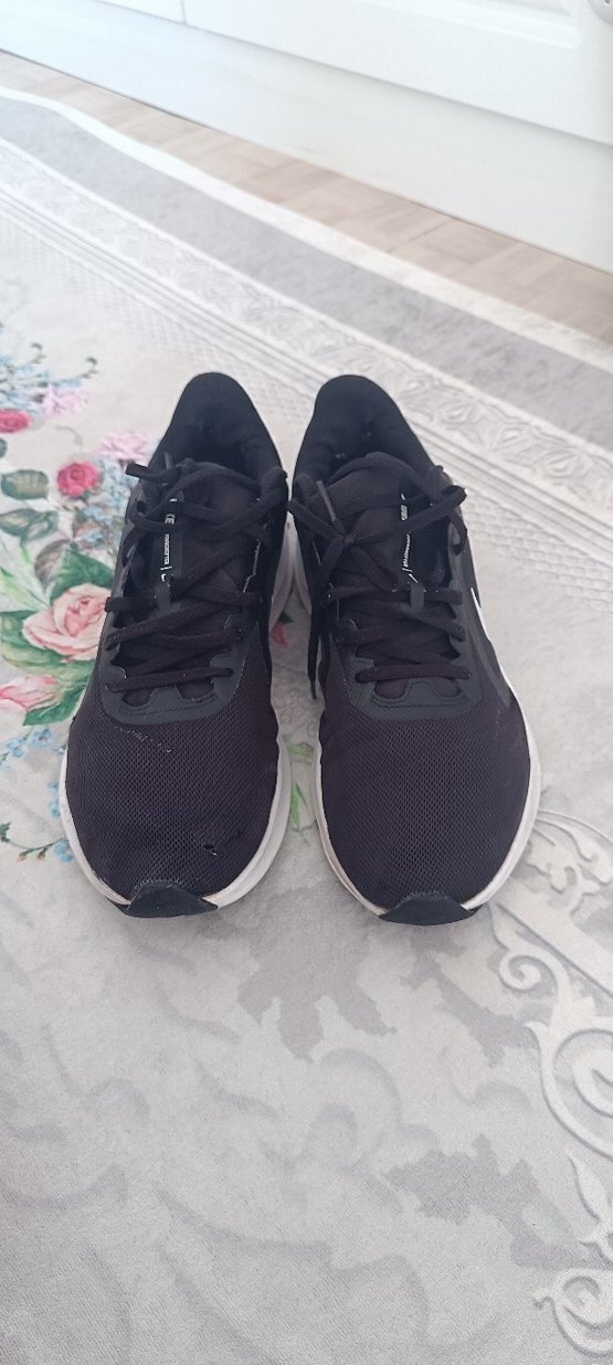 Siyah Bağcıklı Nike erkek Spor Ayakkabı - Görsel 4