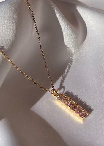 Altın Renkli Uzun Zincirli Kadın Kolye - Görsel 3