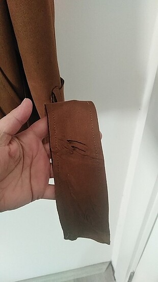 xl Beden kahverengi Renk Trenç kot