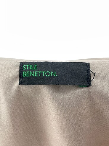 38 Beden pembe Renk Benetton Sahte Kürk %70 İndirimli.
