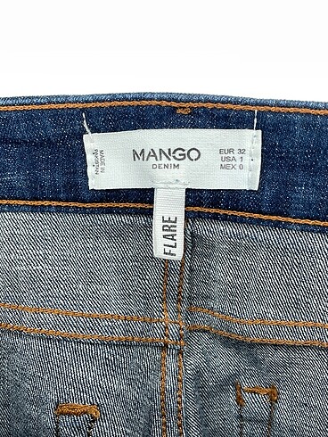 32 Beden lacivert Renk Mango Jean / Kot %70 İndirimli.