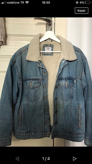 Bershka kürklü mont
