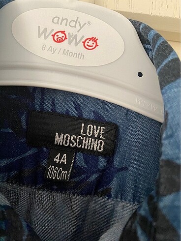 Love Moschino Moschino kot elbise