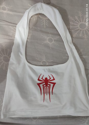 s Beden spiderman halter yaka crop