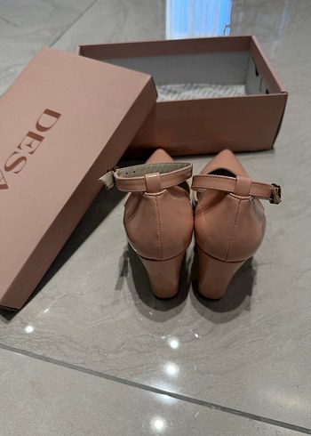 39 Beden pembe Renk Pembe Rugan Tokalı Stiletto Kadın Topuklu Ayakkabı