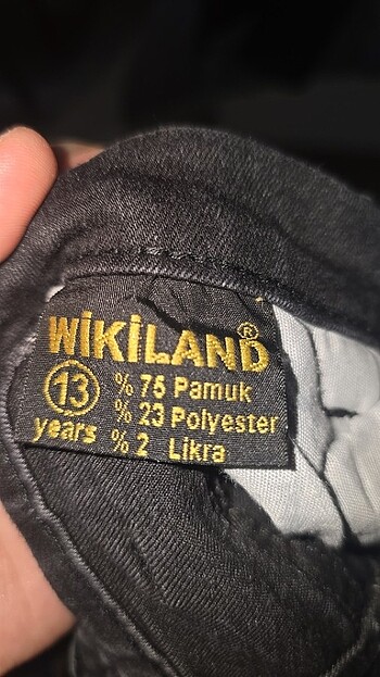 12-13 Yaş Beden Kız kot pantolon