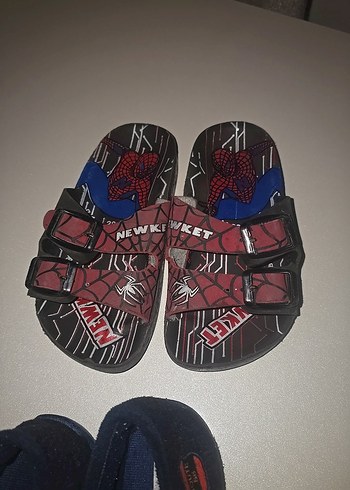 28 Beden lacivert Renk Erkek Çocuk pantuf ve terlik