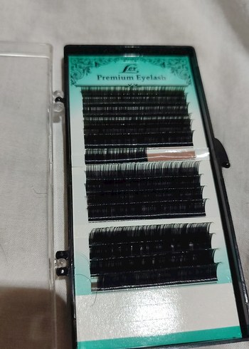 Premium Siyah Mix Takma Kirpik 2Tone Yeşil - Görsel 3