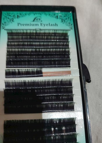 Premium Siyah Mix Takma Kirpik 2Tone Yeşil - Görsel 4