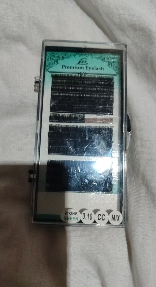 Premium Siyah Mix Takma Kirpik 2Tone Yeşil - Görsel 5