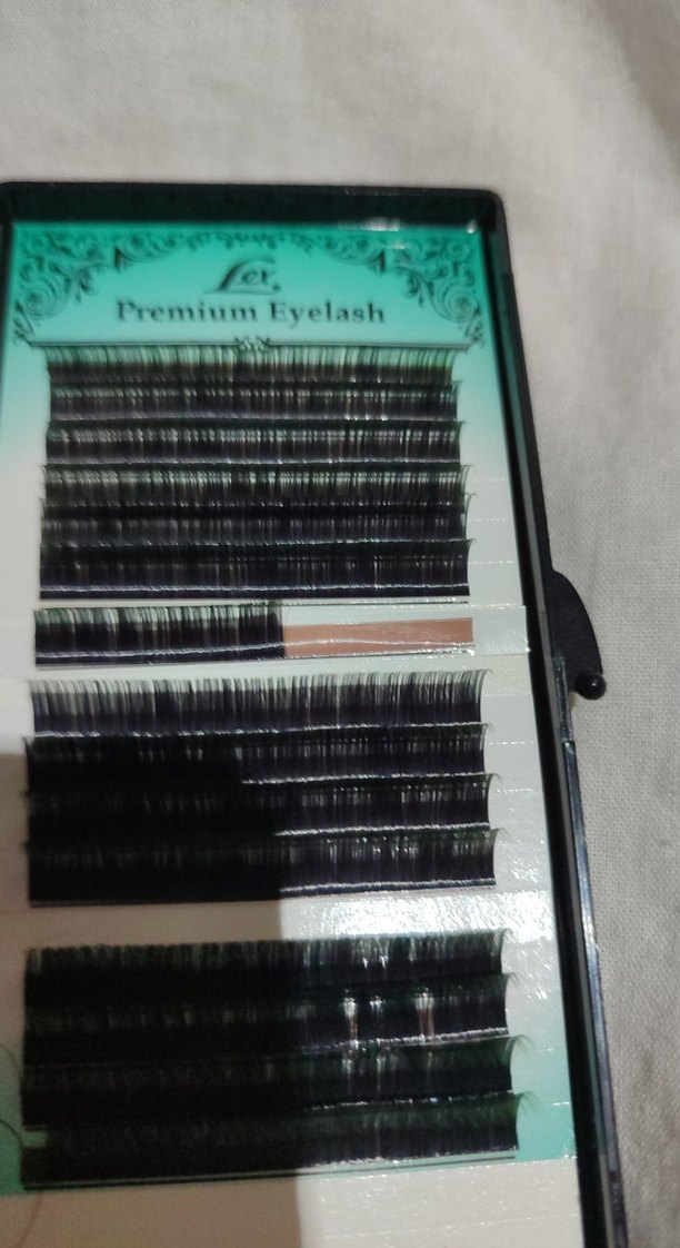 Premium Siyah Mix Takma Kirpik 2Tone Yeşil - Görsel 4