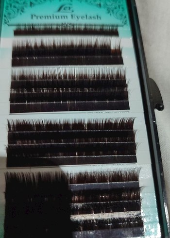 Koyu Çikolata Siyah Takma Kirpik Seti - Görsel 4