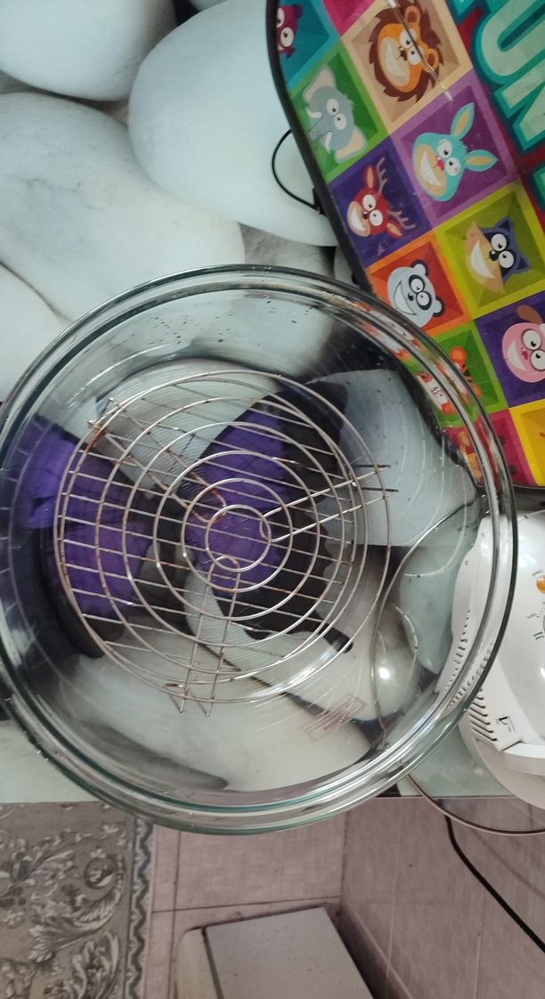 Beyaz Cam Kapaklı Turbo Izgara - Görsel 2