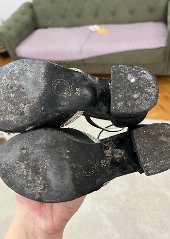 Tokalı Siyah Kadın Dolgu Topuk Ayakkabı - Görsel 7