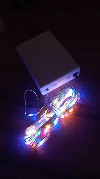 10 m rgb karışık renkli peri led fonksiyonlu 