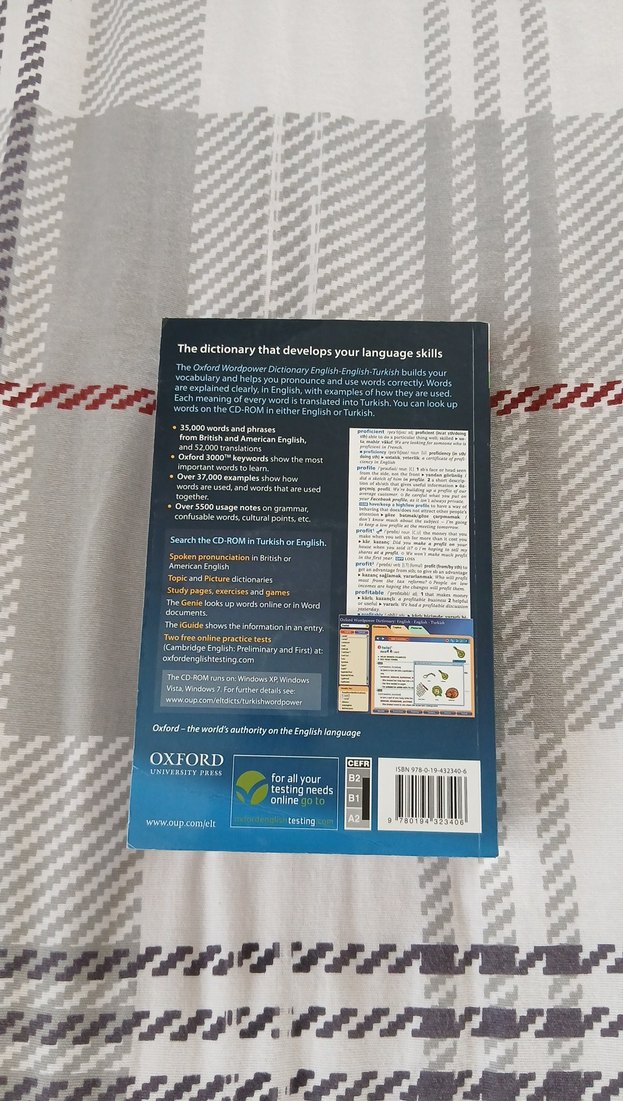 Oxford Wordpower İngilizce-Türkçe Sözlük - Görsel 2