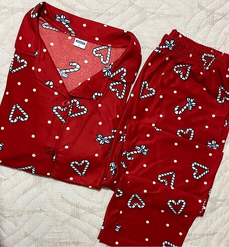 Süet pijama takımı