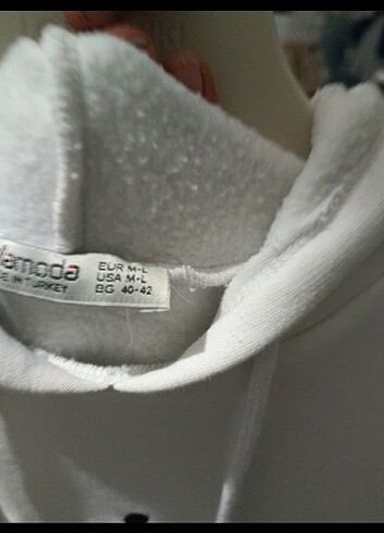 l Beden Kapşonlu Sweatshirt