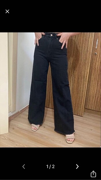 Zara wide leg jean
