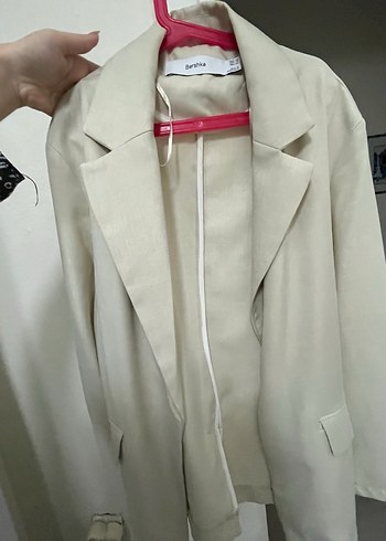 Mevsimlik Bej  Blazer - Görsel 2