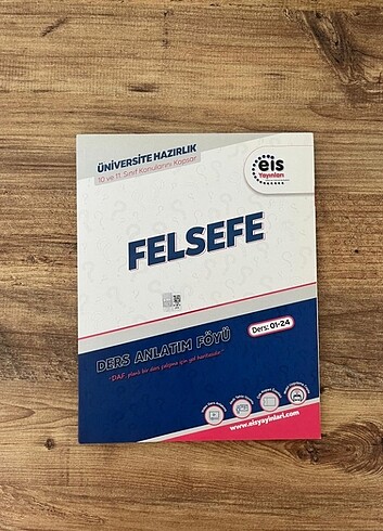 EİS YAYINLARI DERS ANLATIM FÖYÜ FELSEFE