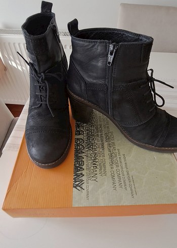 Greyder Kadın Siyah Deri Gotik Yüksek Topuklu Bot