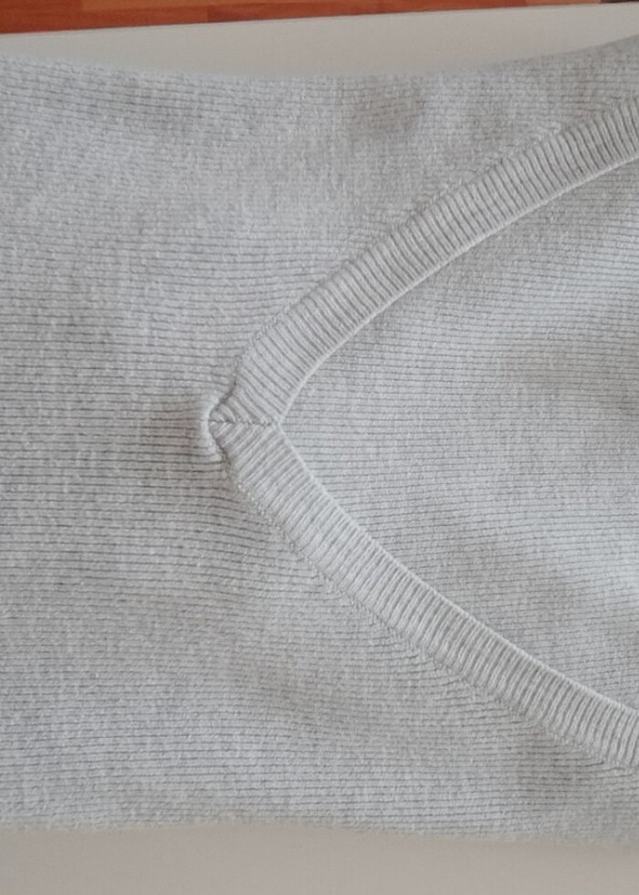 Mavi jeans kazak - Görsel 4