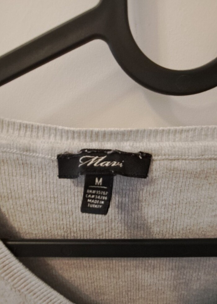 Mavi jeans kazak - Görsel 3