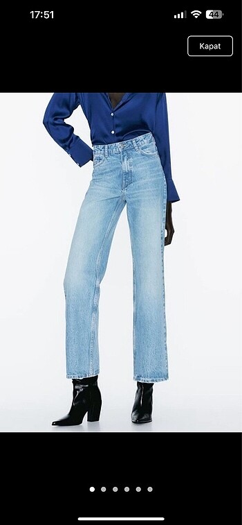Zara strihgt jean